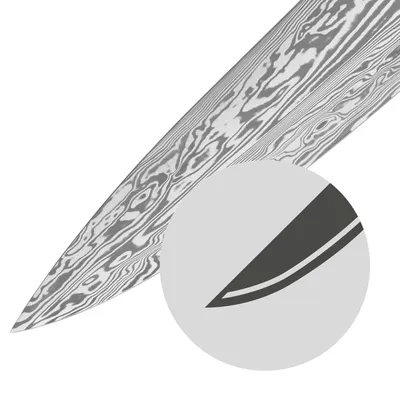 Productafbeelding van WMF Grand Gourmet Damasteel® bereidingsmes, 11 cm, artikelnummer 3201002706, EAN-code 4000530676658