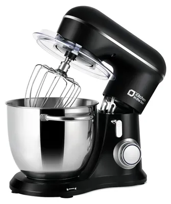 Küchenmaschine 5L 1300W 10 Stufen Knethaken Rührhaken Schneebesen schwarz
