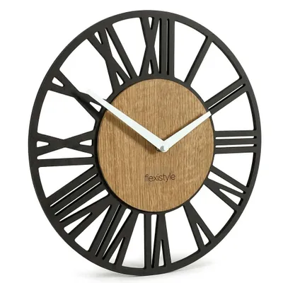 Obrázok produktu pre Nástenné hodiny Loft Piccolo 30cm Oak