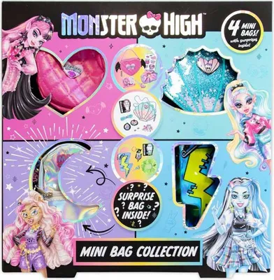 Image de RMS International - Collection de poupées Monster High miniatures, lot de 4