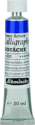 Produktbild von Schmincke 20ml Calligraphy Gouache Ultramarinblau dunkel Gouache 27 430 007