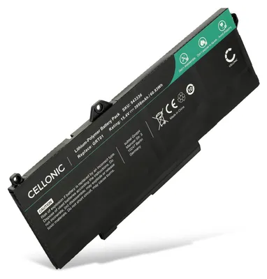 Produktbild von CELLONIC 1x Akku für Notebook Kompatibel mit Dell Precision 3581, Precision 3561, Precision 3571, GRT01 - (3950mAh, 15.4V)