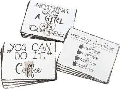 Produktbild von 4 Stück Tischsets Platzsets You can do it. Coffee  Platzmatten 40 cm  x 30 cm