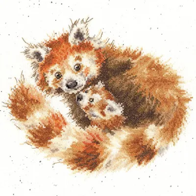 Produktbild von Bothy Threads Kreuzstich Set "Baumumarmer", Zählmuster, XHD89, 26x26cm