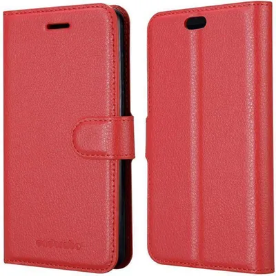 Immagine prodotto di Cadorabo custodia per Oppo FIND X custodia protettiva in rosso cellulare custodia cover chiusura magnetica