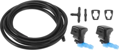 Produktbild von Windschutzscheiben-Waschdüsen-Set für Mercury Milan 2008-2011 Nr. 8E5Z17603A mit Dichtungen und Schlauchanschluss, gerader Schlauchanschluss, Flüssigkeitsschlauch