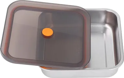 Obrázek produktu pro 316 Kontejner na potraviny z nerezové oceli Vakuově uzavřený kovový kontejner na potraviny Bento Box pro chladničku 1200ml