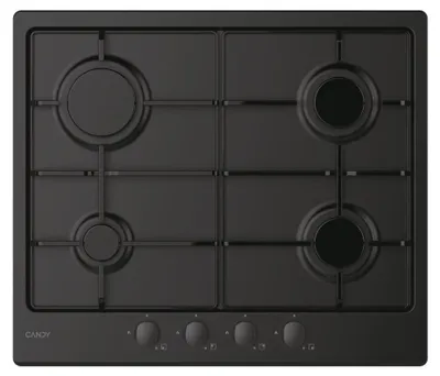 Immagine prodotto di Candy Idea CHW6BRBB Piano Cottura da Incasso Gas 4 Fornelli Nero