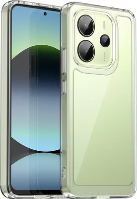 Obrázek produktu pro Pouzdro pro Xiaomi Redmi Note 14 4G průhledné, nárazuvzdorné TPU silikonové ochranné pouzdro Průhledný