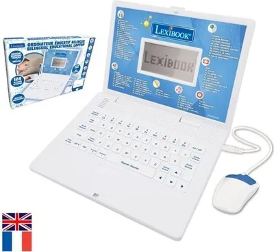 Produktbild von Bilingualer Lerncomputer Französisch/Englisch, 124 Aktivitäten, Sprache, Mathe, Musik, Logik, Großes Display