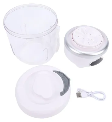 Immagine prodotto di Lavatrice per biancheria intima, colore bianco, 3 programmi, pieghevole, 1,6 l, lavatrice portatile senza fili