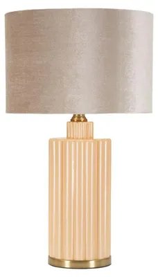 Obrázek produktu pro Stolní lampa Perly -D- z perleťového skla se sametovým stínidlem, Ø 40,5 cm