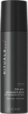 Produktbild von Rituals Homme 24H Anti-Perspirant Spray Cedar Wood + Vit E Complex 200 ml