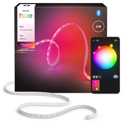 Obrázek produktu pro Philips 3m světelný pás Flux ultra bright, Bluetooth/Zigbee, Bílá, Silikon, Více, 2900 lm, 29 W