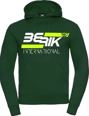 Image de Berik International Hoodie, vert/blanc, M