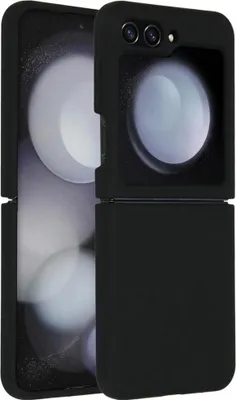 Zdjęcie produktu dla Accezz Liquid Silicone Backcover dla Samsung Galaxy Z Flip 5 - czarny