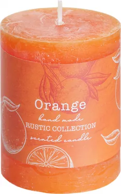 Image de Bougie RUSTIC WAR parfum orange d7x9cm