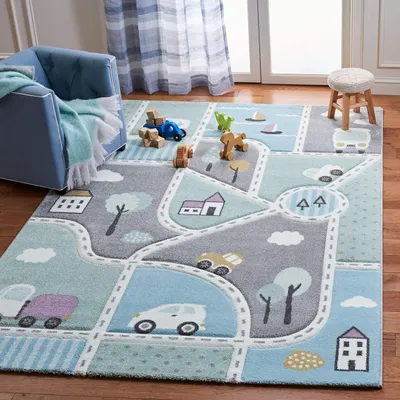 Productafbeelding van Safavieh modern vloerkleed voor woonkamer, eetkamer of slaapkamer - Carou