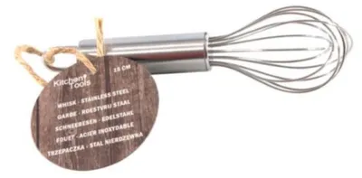 Zdjęcie produktu dla Trzepaczka mini ze stali nierdzewnej 15 cm