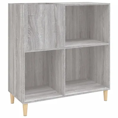 Produktbild von Plattenschrank Grau Sonoma 84,5x38x89 cm Holzwerkstoff