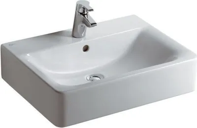 Produktbild von Ideal Standard Waschtisch CUBE CONNECT mit Überlauf 600 mm weiß