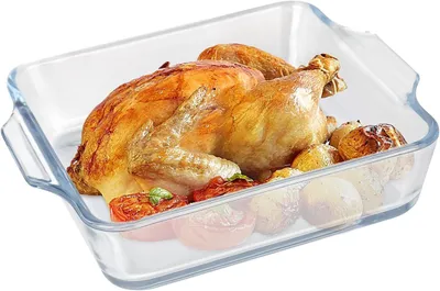 Imagen del producto de Recipiente resistente al calor, de 0,8 litros, cuadrado, para la cocina