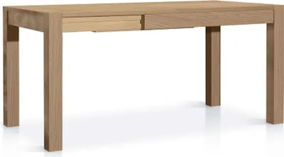 Immagine prodotto di Milani Home - tavolo da pranzo allungabile 110-160 x 80 cm, rovere naturale, legno