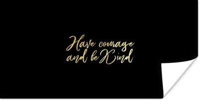 Produktbild von MuchoWow® Poster Zitate - Zuversicht - Schwarz - Gold 40x20 cm - Poster für die Wand - Poster Schlafzimmer