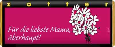 Produktbild von Zotter Schokolade "Für die liebste Mama, überhaupt!" Bio