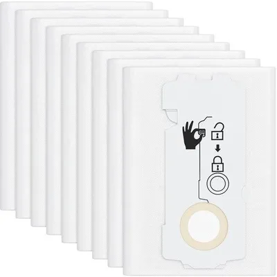 Produktbild von 10er-Set für CT Mini/Midi -2/5 Filterbeutel aus Kunststoff, geeignet für Festool-Systeme.