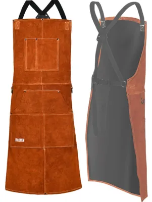 Produktbild von Solidchoice – Hitzebeständige Arbeitsleinenkittel mit 6 Taschen