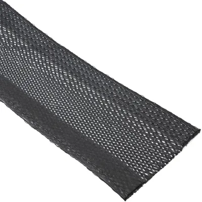 Produktbild von InLine® Kabelschlauch, Gewebeschlauch mit Klettverschluss, 1m x 25mm schwarz