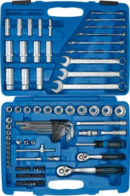 Immagine prodotto di Set di chiavi a bussola in acciaio SW 6,3+10 mm (1/4+3/8) S2299