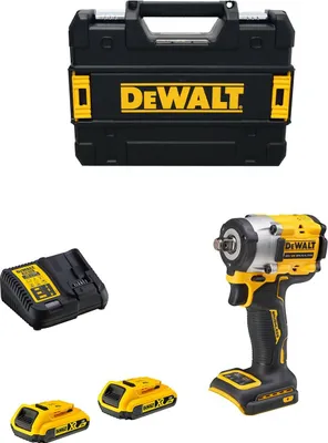 Produktbild von Schlagschrauber DeWALT DCF921D2T (2 x 2,0 Ah + DCB115 + TSTAK II)