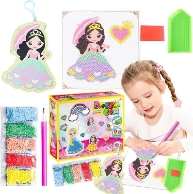 Produktbild von Diamant-Stickerei Mosaik Set 5D Malerei mit Diamanten Prinzessin