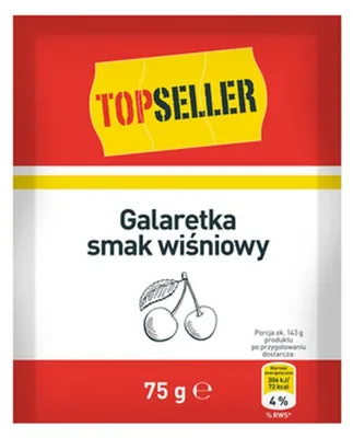 Immagine prodotto di Tops Galaretka wiśniowa 75 g