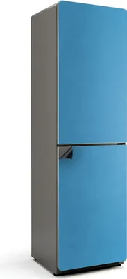 Zdjęcie produktu dla Kolor niebieski - Magnetyczna osłona lodówki - Folia dekoracyjna magnetyczna do kuchni - Magnetyczna dekoracja lodówki - Samoprzylepna tablica magnetyczna - Folia magnetyczna na drzwi lodówki - 60x205 cm