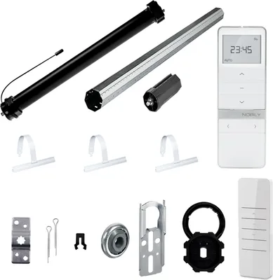 Produktbild von Komplett-Set | PRE5 40/15-60 inkl.  Funk-Timer Exquisit Handsender | 40Nm = Zugkraft bis 90Kg | 60mm Achtkant Welle | Wellenlänge 350 | Rolladenmotor, Rolladenantrieb