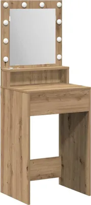 Produktbild von vidaXL Schminktisch Artisan-Eiche 50 x 41 x 135 cm Holzwerkstoff