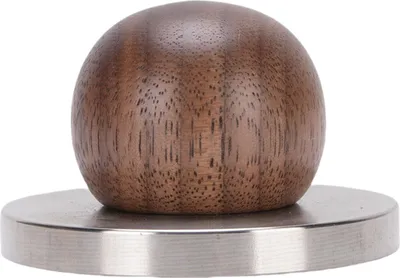 Produktbild von Mini-Kaffeetamper mit Holzgriff, 304 Edelstahl, Kaffeepulverpresse für Café und Zuhause, 53 mm / 2,1 Zoll