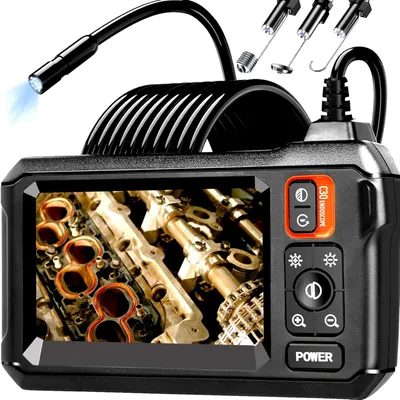Obrázek produktu pro Endoskopická kamera inspekční kamera boroskop - 4,3palcový LCD displej - 8 mm - IP67 vodotěsná - 5 m