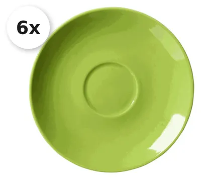 Produktbild von Untertasse für Espressotasse 6er Set Doppio grün