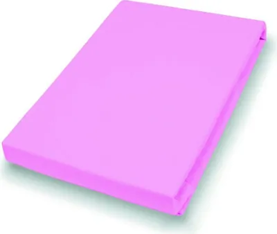 Produktbild von Vario Jersey-Spannbetttuch rosa, 190 x 200 cm