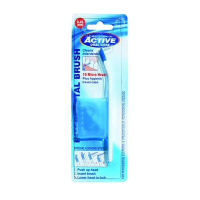 Image de Brosse interdentaire + capuchons interchangeables 0.45mm 10pcs.
