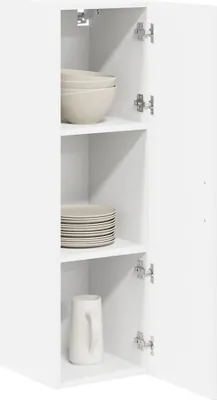 Produktbild von (Design 2026） Küchenschrank Hochglanz Weiß 30 x 31 x 100cm Holzwerkstoff - HOMMIE 412030 - Küchenschränke