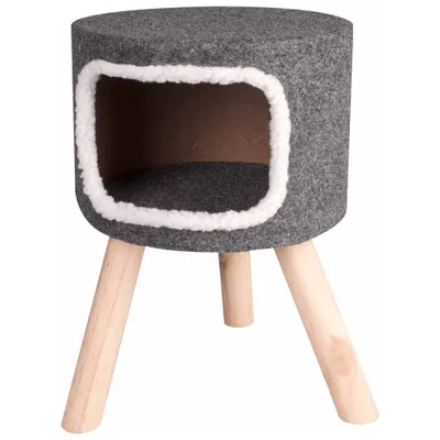 Produktbild von FLAMINGO Katzenbett Nordic 35 x 50 cm Grau 560332