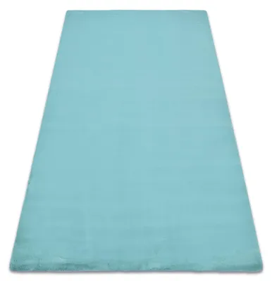 Imagen del producto de Alfombra BUNNY Imitación de piel de conejo zafiro azul 160x220 cm