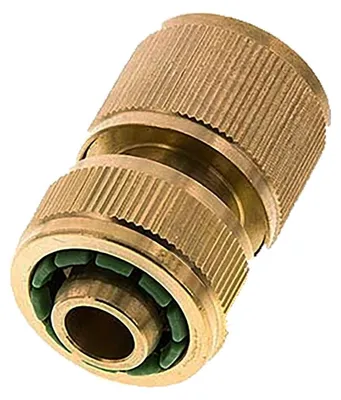 Produktbild von Kupplungsdose Schlauch 19 mm (3/4") , Messing, mit Wasserstopp