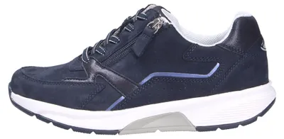 Zdjęcie produktu dla Gabor ROLLINGSOFT buty damskie - wygodne sznurowane buty sportowe niebieskie rekreacyjne NOWOŚĆ