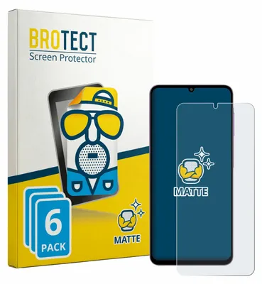 Produktbild von 6x BROTECT Schutzfolie für Samsung Galaxy M17e Displayschutz Displayschutzfolie Folie Matt Entspiegelungsfolie